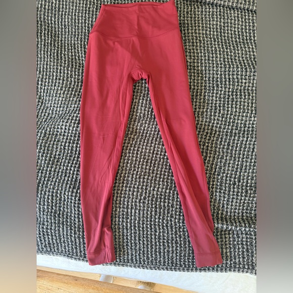 SET Burgundy Sports Bra and leggings Set - Picture 5 of 8